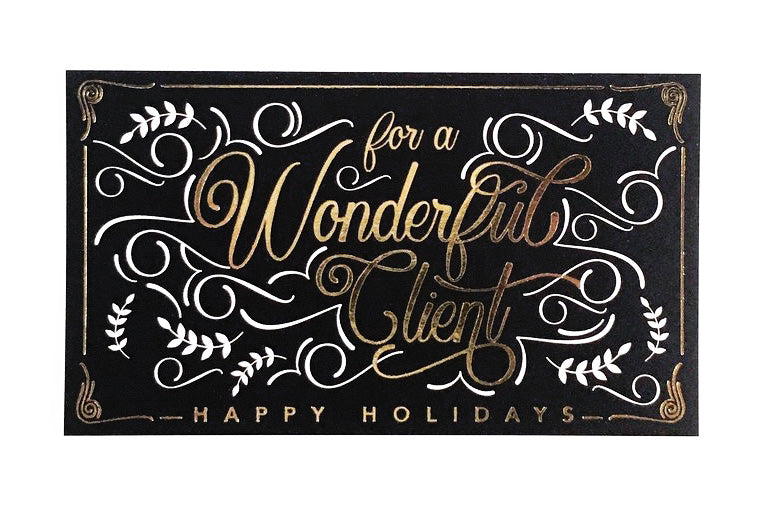 Gold Foil Gift Vouchers