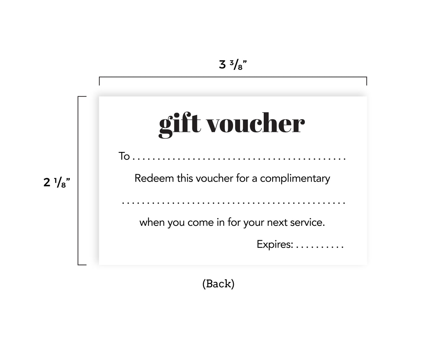 Holiday Gift Vouchers