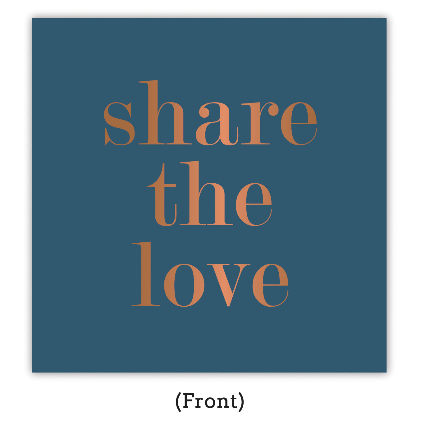 Blue Referral Cards w/ Copper Foil Type