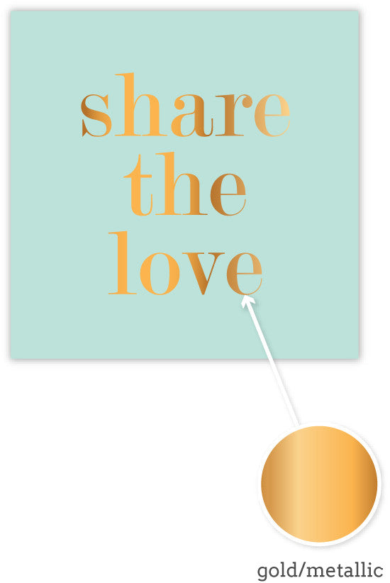 Pastel Referral Card Set w/ Gold Foil Type