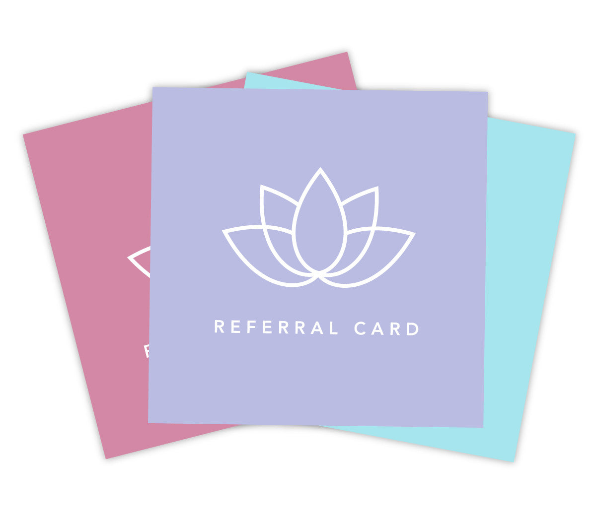 Spa Referral Card Set
