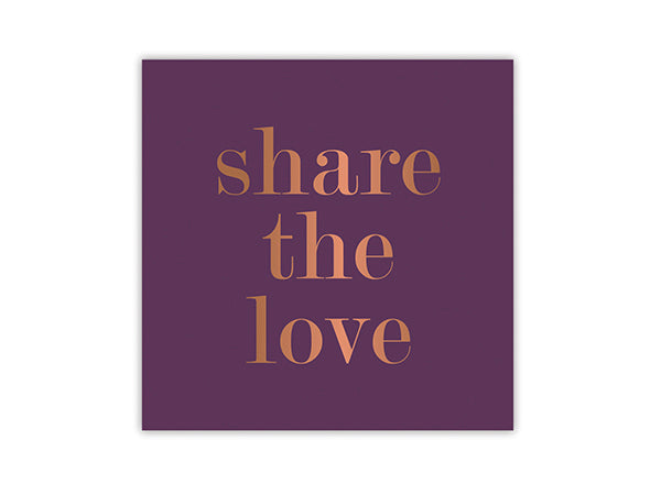 Purple Referral Cards w/ Copper Foil Type