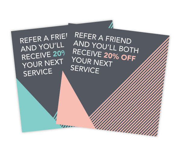 Diagonal Referral Card Set