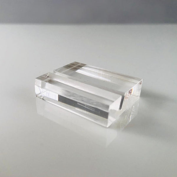 Acrylic card display stand