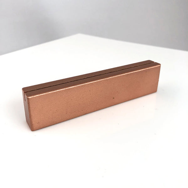 Copper Metal Rectangle Sign Stands – The Salon Print Shop