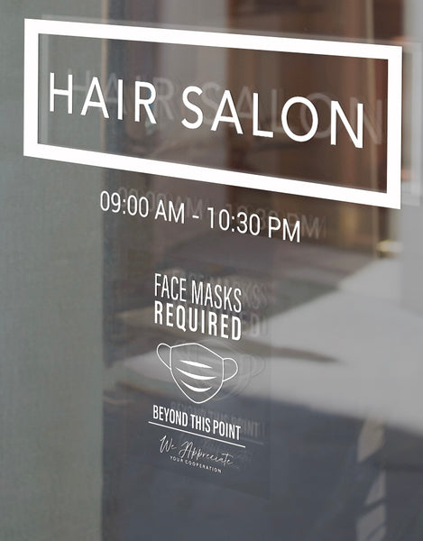 Face masks are required beyond this point. We appreciate your cooperation.