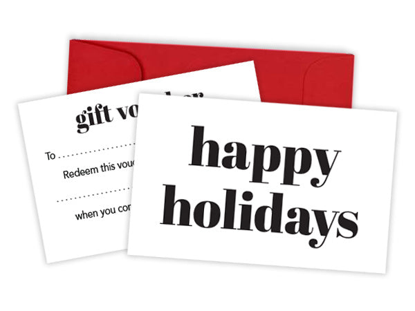 Holiday Gift Vouchers