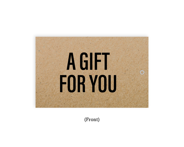 Salon gift certificate. A gift for you.