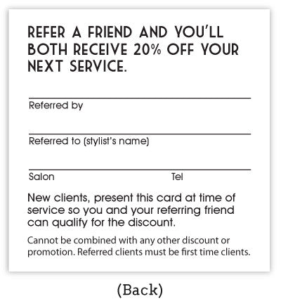 Art Deco Referral Card Set