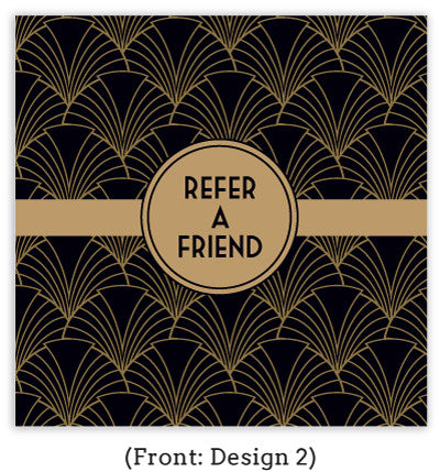 Art Deco Referral Card Set