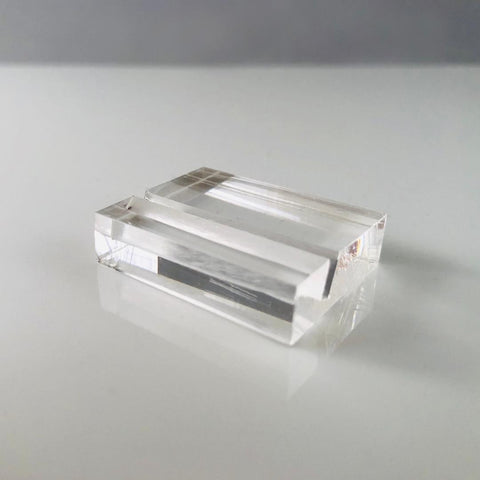 Acrylic card display stand